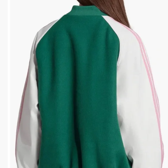 NWT Adidas VRCT Jacket Green Three stripe S - Picture 9 of 12